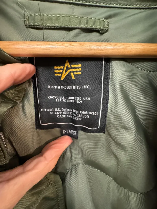 Chaqueta Bomber Alpha Industries Verde Hombre