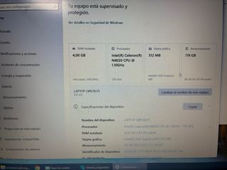 Portátil Lenovo A15 IGL Negro