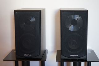 Altavoces Auna Bookshelf 100W Negros
