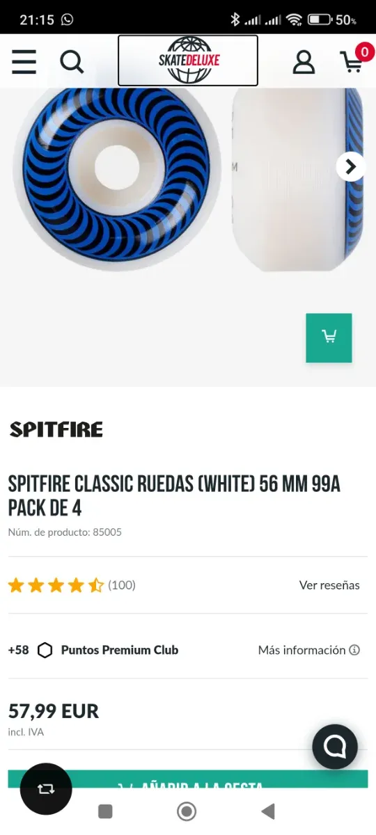 Ruedas de skate Spitfire y Haze Wheels