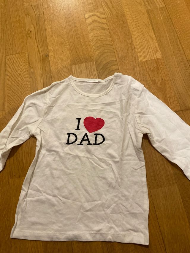 Camiseta Kiabi 12 meses I love Dad