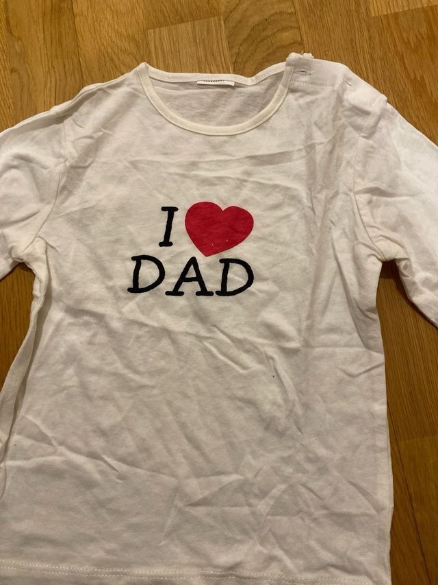 Camiseta Kiabi 12 meses I love Dad