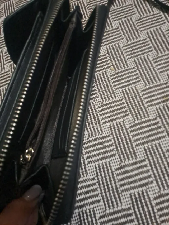 Monedero para móvil negro