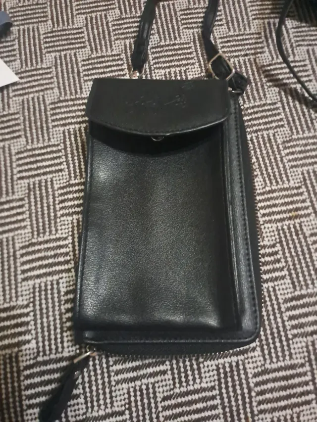 Monedero para móvil negro