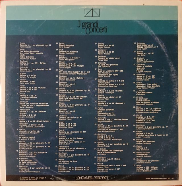 LP Brahms Sinfonía n.3 Furtwängler