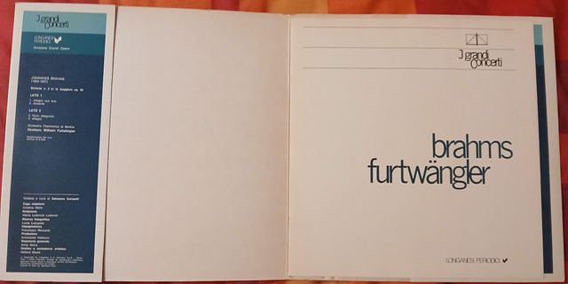 LP Brahms Sinfonía n.3 Furtwängler