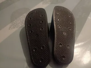 Chanclas Lacoste Cocodrilo Negro y Verde