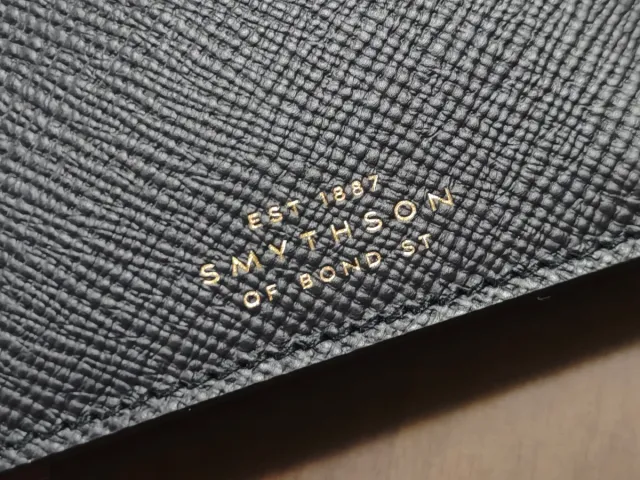 SMYTHSON - Cartera de Piel - Hecha en Italia