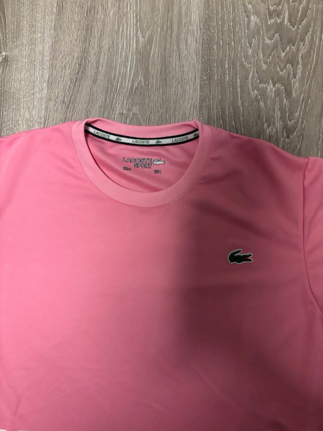 Camiseta Lacoste Rosa Talla M