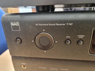 Receptor NAD T 762 y T 747 AV Surround