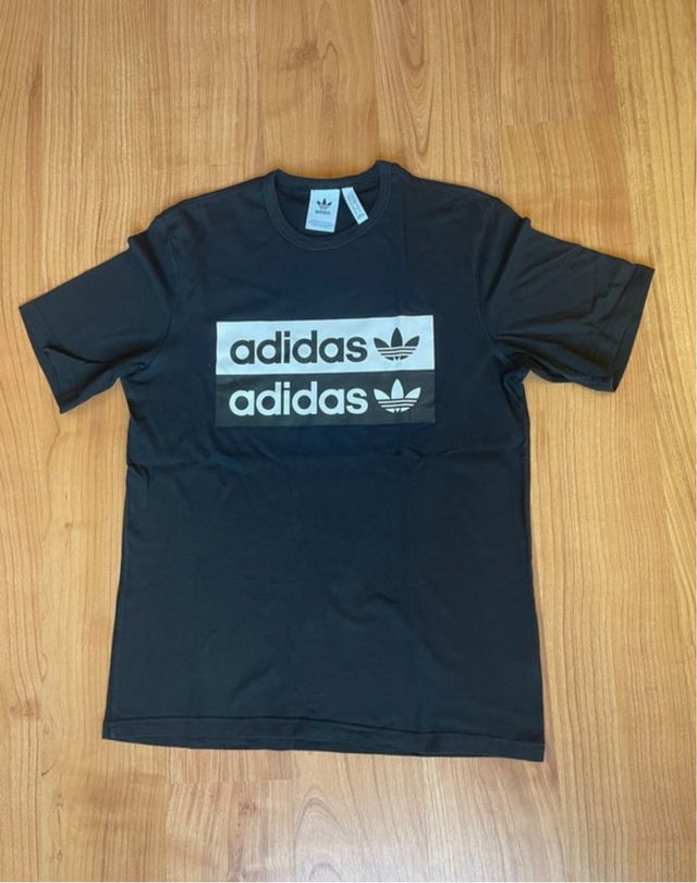 Camiseta Adidas Negra Talla M Original