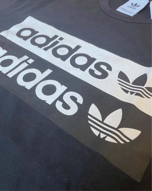 Camiseta Adidas Negra Talla M Original