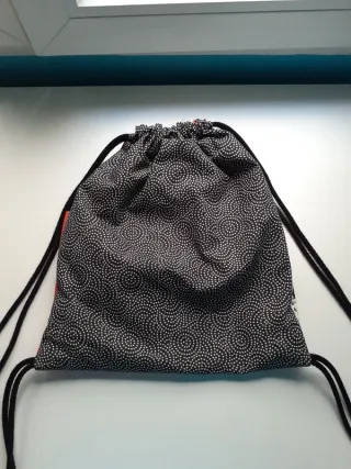 Mochila de cuerdas con estampado de gatos