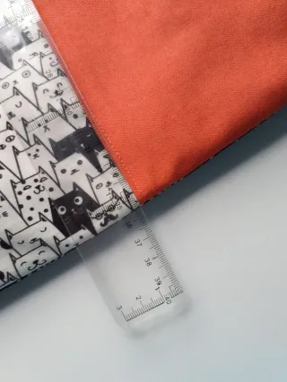 Mochila de cuerdas con estampado de gatos