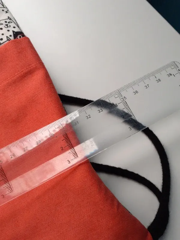 Mochila de cuerdas con estampado de gatos