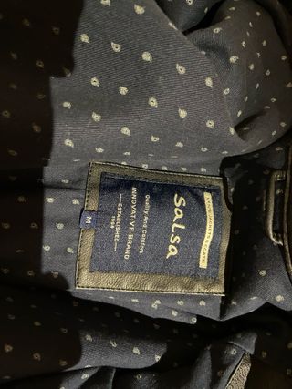 Cazadora Salsa Piel Talla M Azul