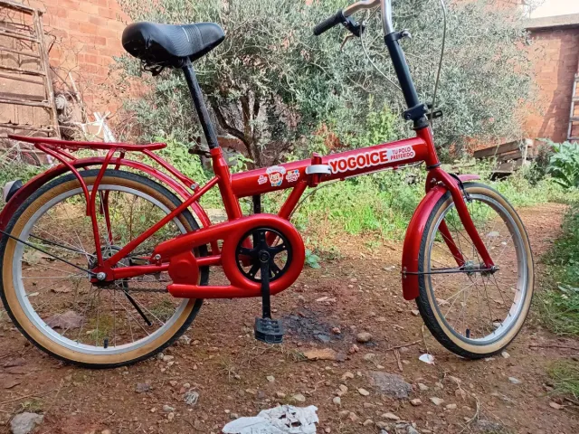 Bicicleta plegable roja YOGOICE