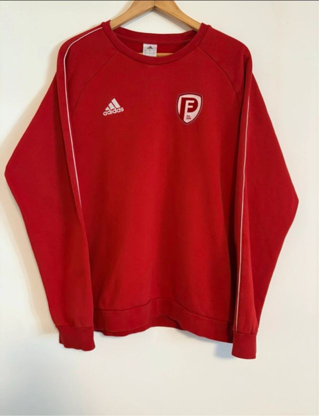 Moletom Adidas Vermelho Tamanho L - Cresta Penn Fusion