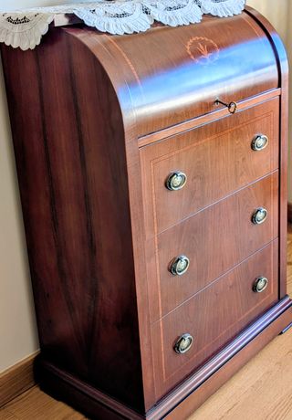 Escritorio Secreter Antiguo 3 Cajones