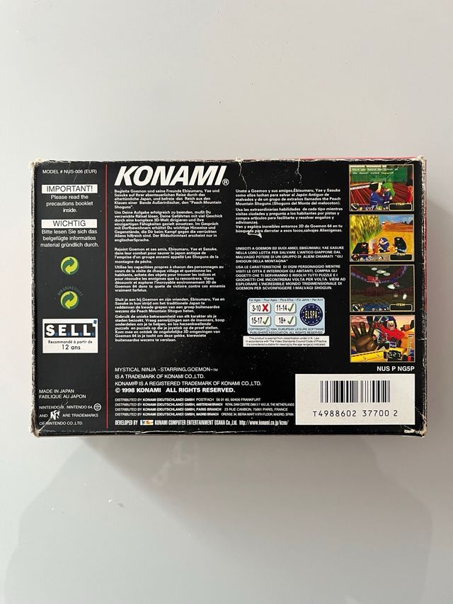 Mystical Ninja Starring Goemon per N64 Konami