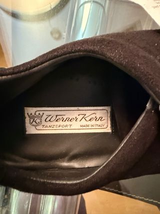 Zapatos de baile Werner Kern hombre ante negros