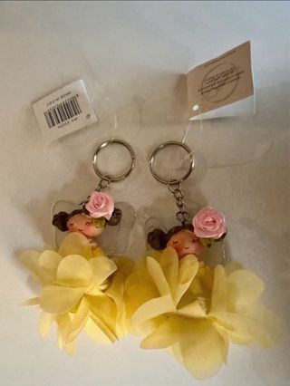 2 Portachiavi Fate Nuovi con Etichetta