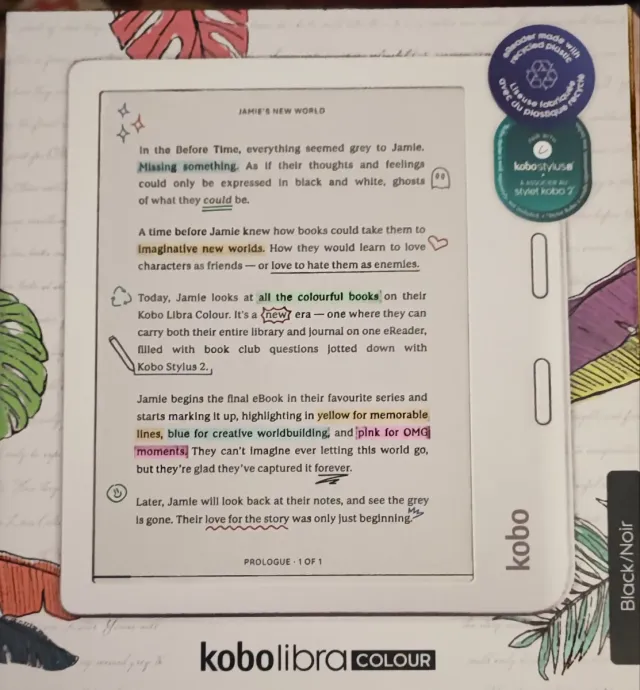 Kobo Libra Colour Lector Ebook Blanco
