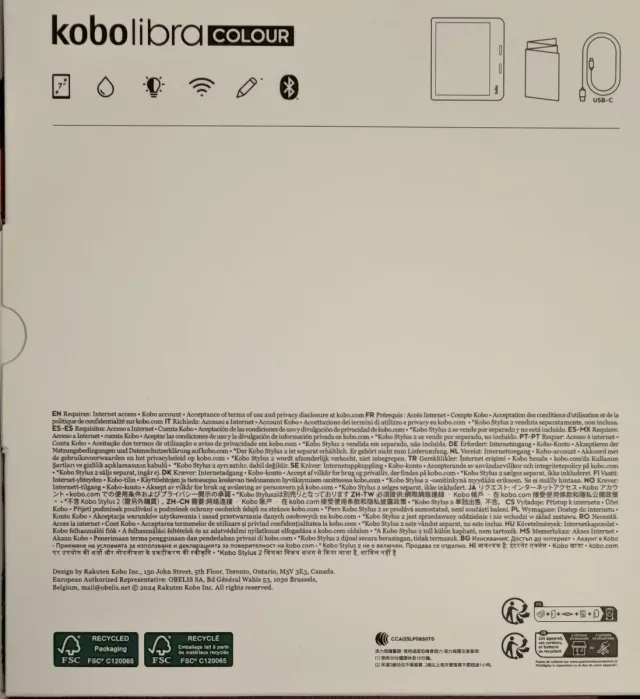 Kobo Libra Colour Lector Ebook Blanco