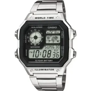CASIO AE-1200WHD-1a/ correa metálica/oferta flash