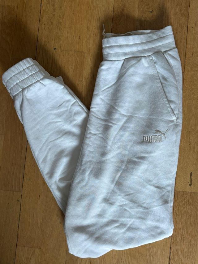Pantalón deportivo Puma blanco mujer Talla XS