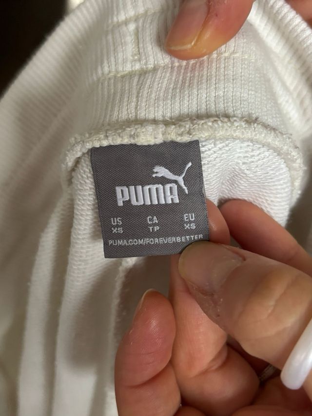 Pantalón deportivo Puma blanco mujer Talla XS
