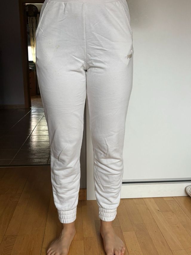 Pantalón deportivo Puma blanco mujer Talla XS