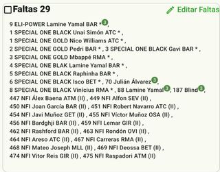 Cromos Megacracks Panini 2025/26