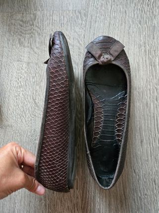 Bailarinas Stradivarius Marrón Talla 39