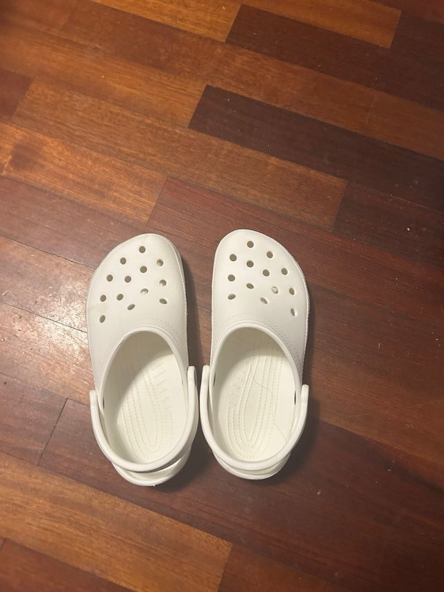 Crocs Blancas Originales Talla 38