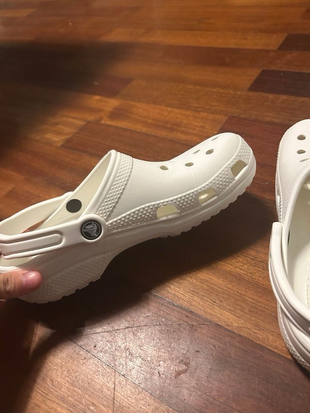 Crocs Blancas Originales Talla 38