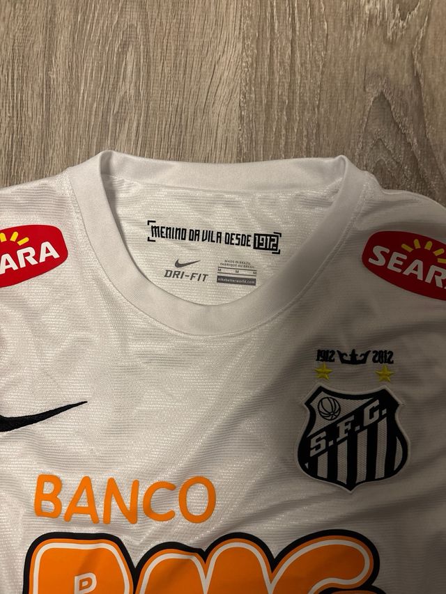 Camiseta Retro Santos FC Talla M Neymar
