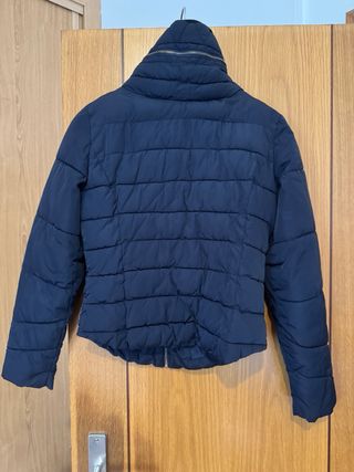 Blusão acolchoado azul da Bershka - S