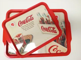 Lote 2 Bandejas Coca-Cola Vintage