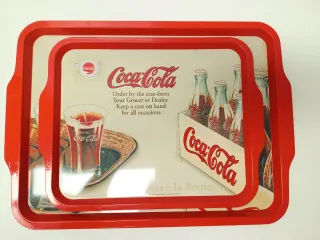 Lote 2 Bandejas Coca-Cola Vintage