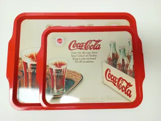 Lote 2 Bandejas Coca-Cola Vintage