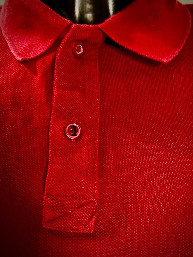 US Polo ASNN,Uomo Manica Lunga Rossa M