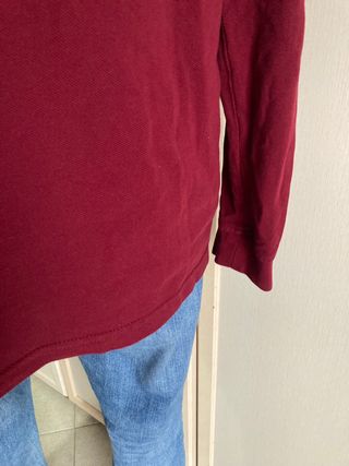 US Polo ASNN,Uomo Manica Lunga Rossa M