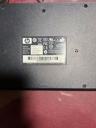 Teclado HP Español Negro