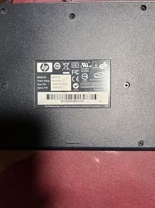 Teclado HP Español Negro