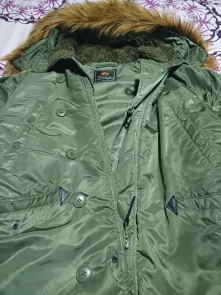 Chaqueta Alpha Industries Artica M Verde Militar