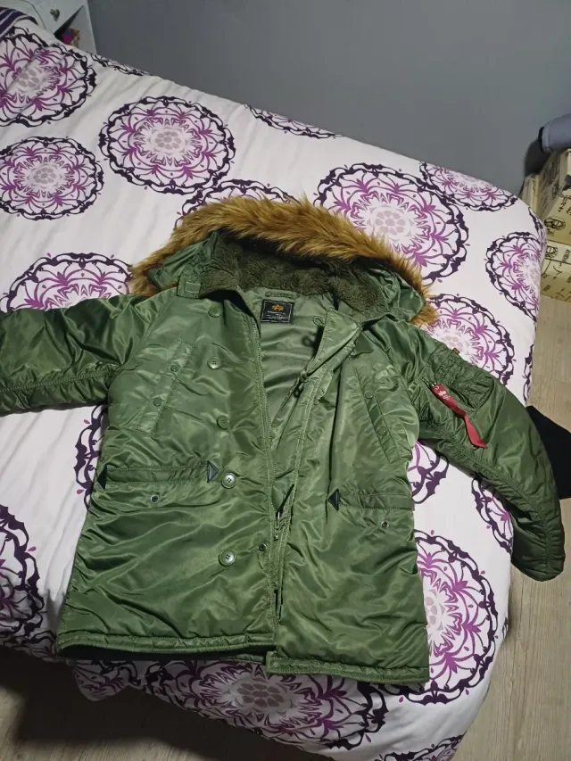 Chaqueta Alpha Industries Artica M Verde Militar