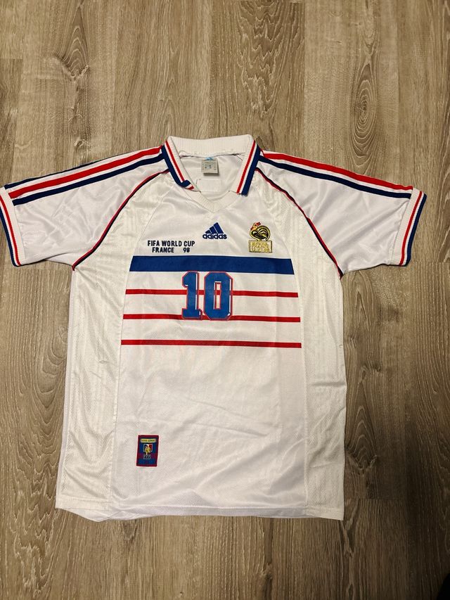 Camiseta Francia 98 Zidane Talla M Retro
