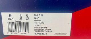 Zapatilla Reebok Club C 85 Talla 42