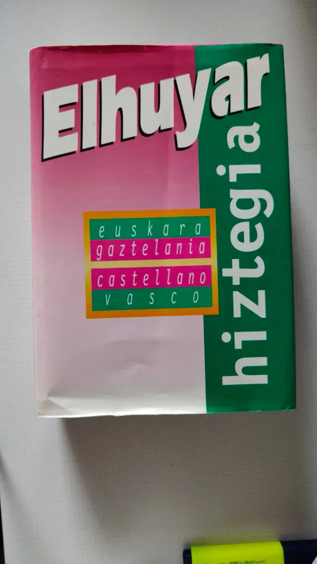 Hiztegia: Euskara-gaztelania, castellano-vasco